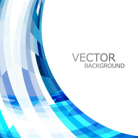 abstract blue colorful stylish wave technology white background vectorのイラスト素材