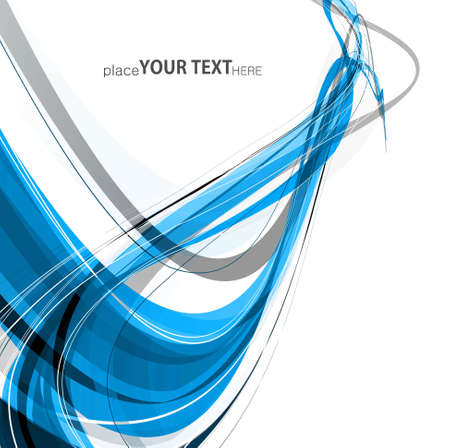 abstract blue colorful stylish wave technology background vector illustrationのイラスト素材