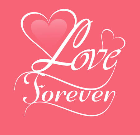 Beautiful background for Love forever card vector のイラスト素材