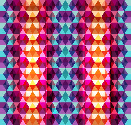 Seamless geometric colorful mosaic pattern texture background 
