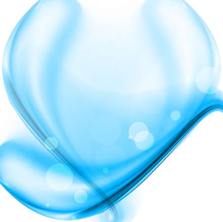 Technology stylish beautiful blue colorful wave background vectorのイラスト素材