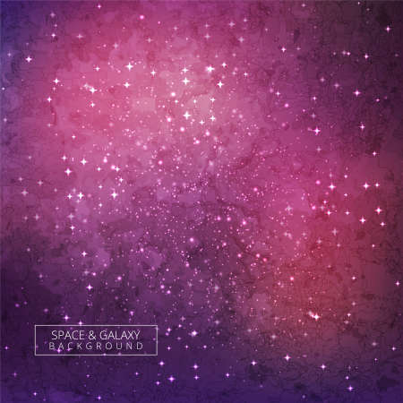 Galaxy Background Colorful Designのイラスト素材