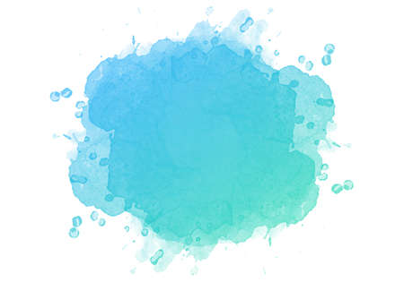 Abstract colorful watercolor hand drawn splash designのイラスト素材