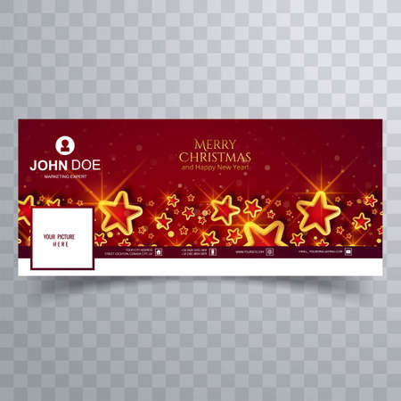 Minimal line christmas tree card backgroundのイラスト素材