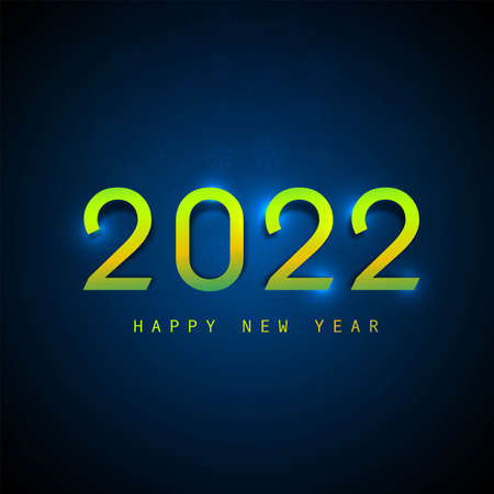 Beautiful celebration 2022 new year holiday card background