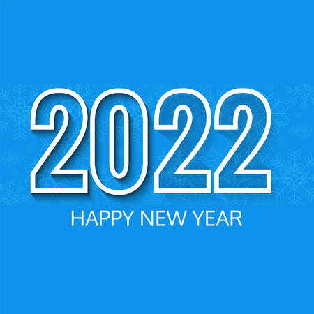 Elegant 2022 text new year backgroundのイラスト素材