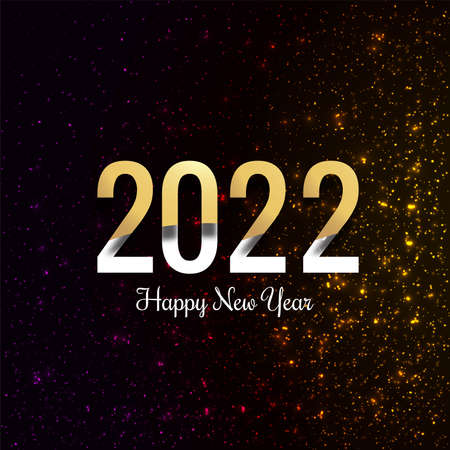 Beautiful wave style 2022 new year calendar design