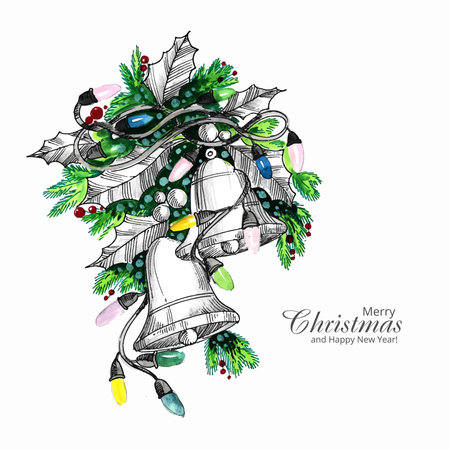 Beautiful artistic christmas decorative ball backgroundのイラスト素材