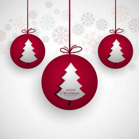 Modern Christmas backgroundのイラスト素材