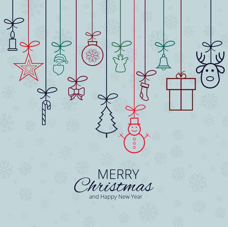 Modern Christmas backgroundのイラスト素材