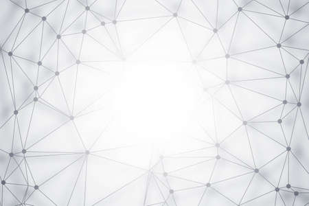 Modern polygon technology backgroundのイラスト素材