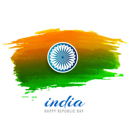 Hand draw blue watercolor ink splash designのイラスト素材