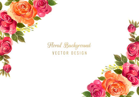 Elegant Indian flag with watercolor strokes vectorのイラスト素材