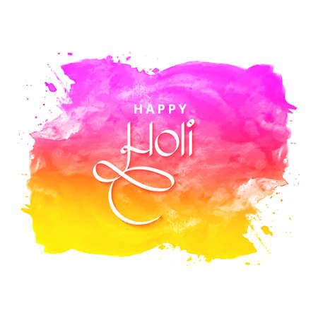Indian Festival Of Happy Holi colorful Backgroundのイラスト素材