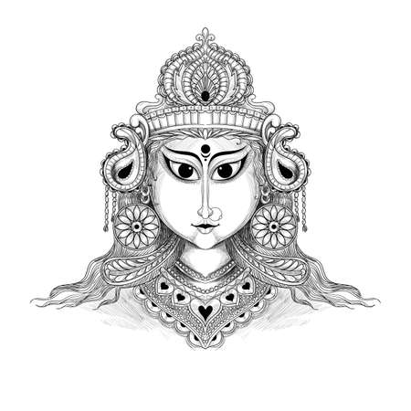 Beautiful decorative golden floral frame artistic designのイラスト素材