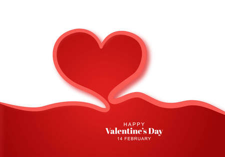 Holiday greeting card for valentine's day backgroundのイラスト素材