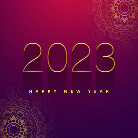 2023 merry christmas and happy new year card background