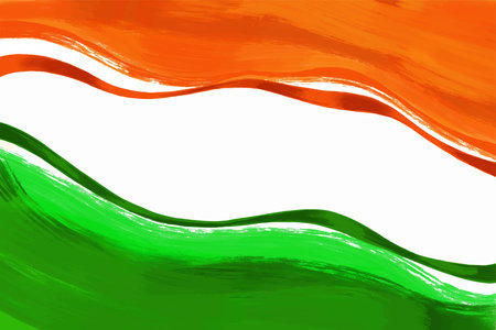 Independence day of india tricolor backgroundのイラスト素材