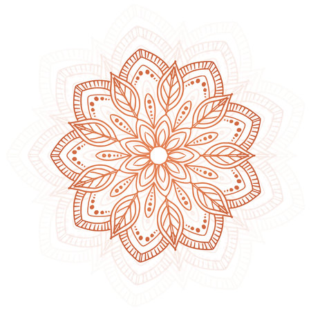 Elegant decorative mandala backgroundのイラスト素材