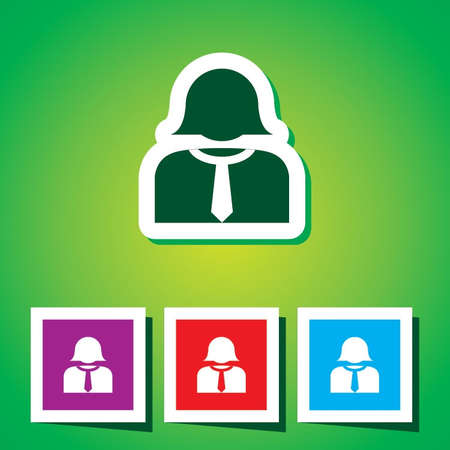 Female iconのイラスト素材