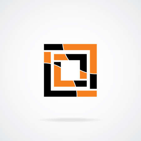 Abstract square symbol のイラスト素材