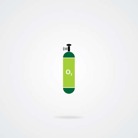 Oxygen Cylinder  のイラスト素材