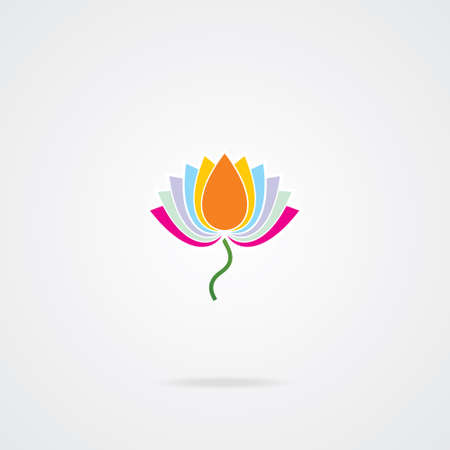 Vector lotus symbols  のイラスト素材