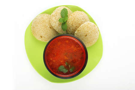 South Indian Food Idly Sambhar