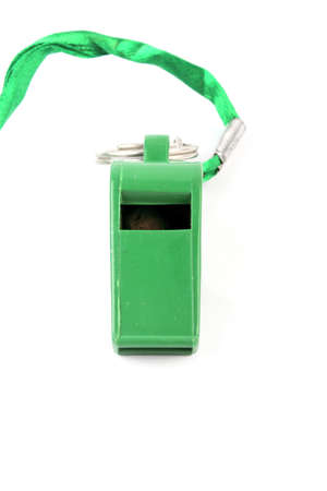 whistle isolated on white backgroundの写真素材