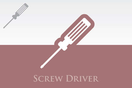 Screwdriver vector illustration. Eps-10のイラスト素材