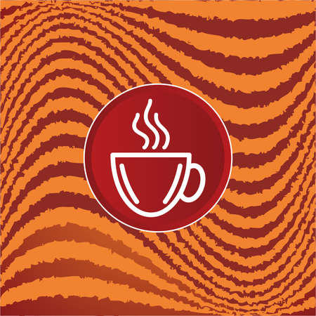 cup of coffee on Abstract Backgroundのイラスト素材