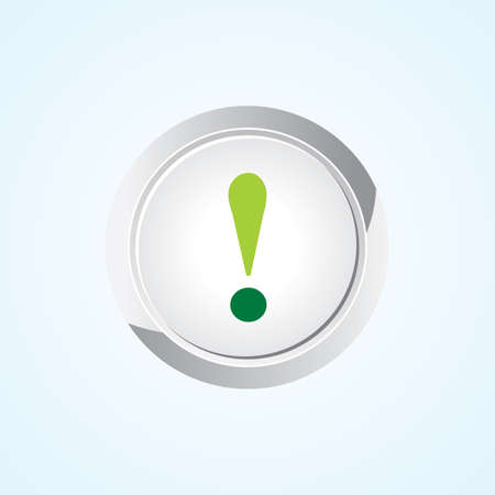 Icon of Info on Button. Eps-10.のイラスト素材