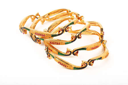 Indian Bangles. Bracelet with diamonds