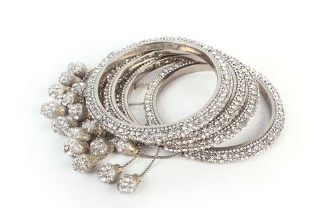Indian Bangles. Bracelet with diamonds