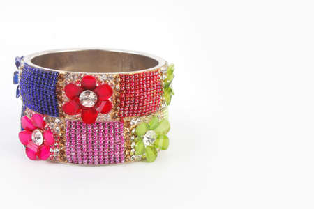 Indian Bangles. Bracelet with diamonds
