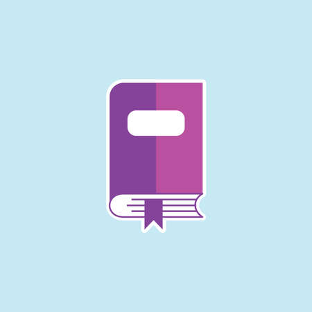 Flat Icon Of Bookのイラスト素材