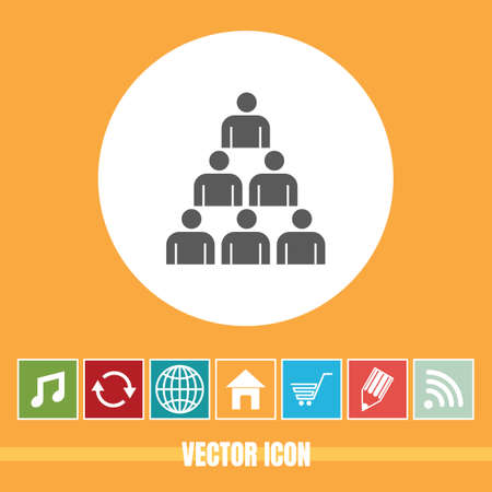 very Useful Vector Icon Of Team with Bonus Icons Very Useful For Mobile App, Software & Webのイラスト素材