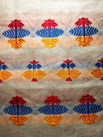 tribal pattern or ethnic pattern is used for assam motif design or muga silk of assam.similar to ukranian design and russian design.の写真素材