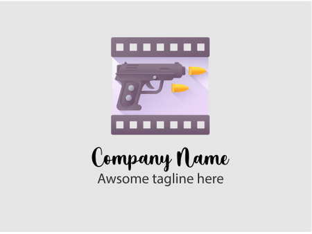 film element and movie icons . theatre icon or theatre element logo.のイラスト素材