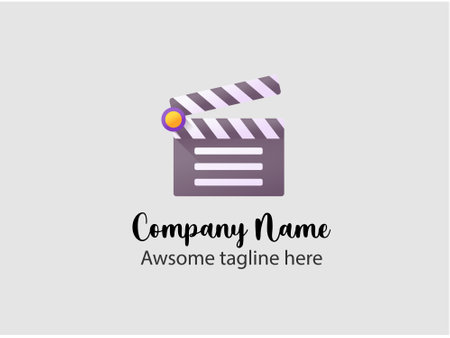 film element and movie icons . theatre icon or theatre element logo.のイラスト素材