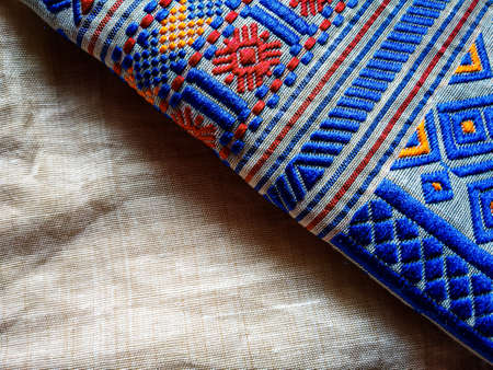 tribal pattern or ethnic pattern is used for assam motif design or muga silk of assam. similar to...