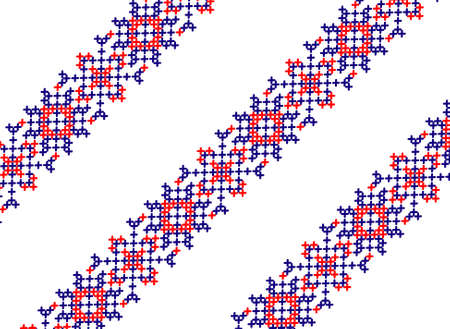 tribal pattern ( assamese pattern ) of northeast india which is used for textile design in assam...