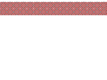 tribal pattern ( assamese pattern ) of northeast india which is used for textile design in assam gamosa , muga silk or other treditional dress.similar to ukrainian pattern or russian pattern.のイラスト素材