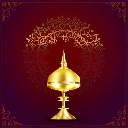 horai or xorai isolated. xorai or horai is a manufactured bell metal product is one of the traditional symbols of Assam.のイラスト素材