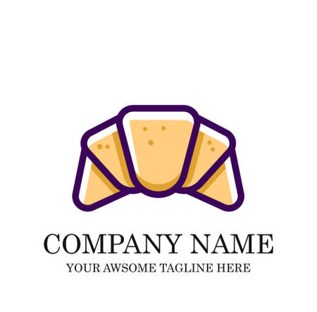 Cake Bakery Logo design vector template.sweet shop Logotype concept icon.のイラスト素材
