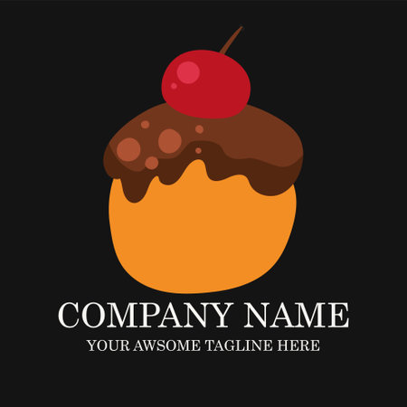 Cake Bakery Logo design vector template.sweet shop Logotype concept icon.