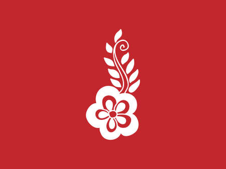 Flower motif sketch for design.Floral seamless background. Decorative flower pattern. Floral seamless texture with flowers.のイラスト素材