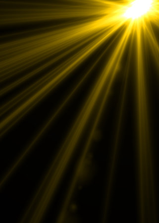 abstract of sun with flare. natural background with lights and sunshine wallpaperの写真素材
