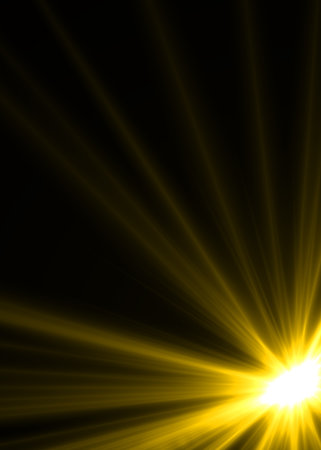 abstract of sun with flare. natural background with lights and sunshine wallpaperの写真素材