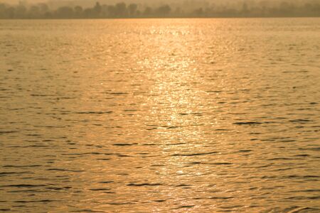 Sunlight Over River Beautiful Image. Sun ray over the river.の写真素材